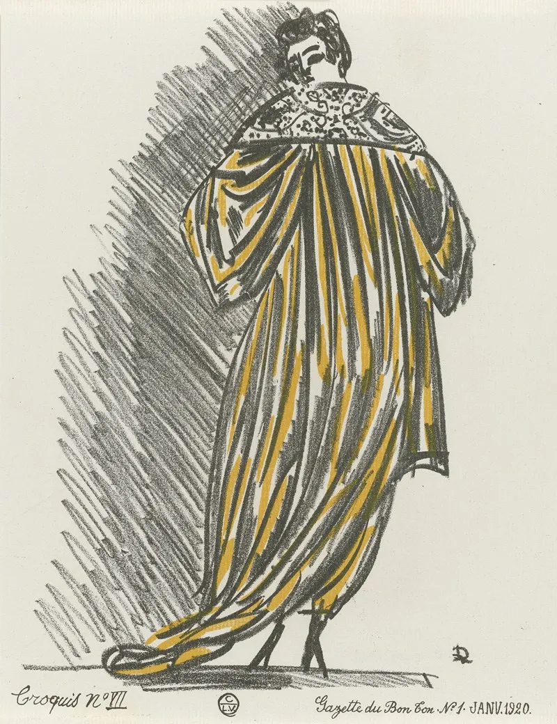 Gazette Du Bon Ton Croquis No Vii 2