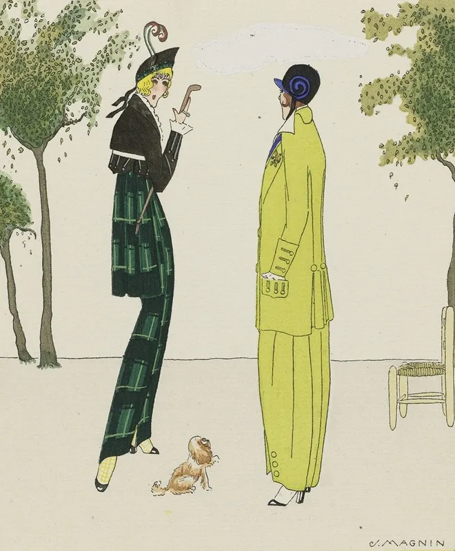 Gazette Du Bon Ton La Matinee De Printemps Costumes Tailleur De Doucet