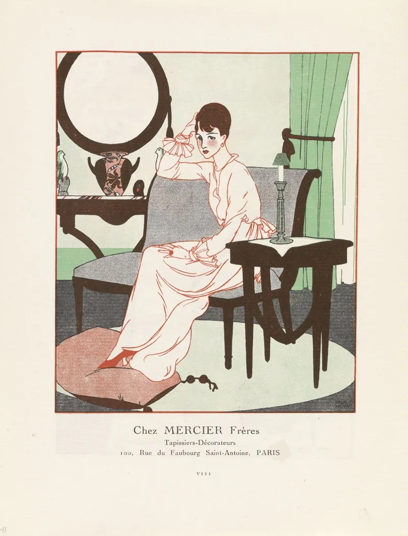 Gazette Du Bon Ton Mercier Freres by Paul Méras - Canvas Print