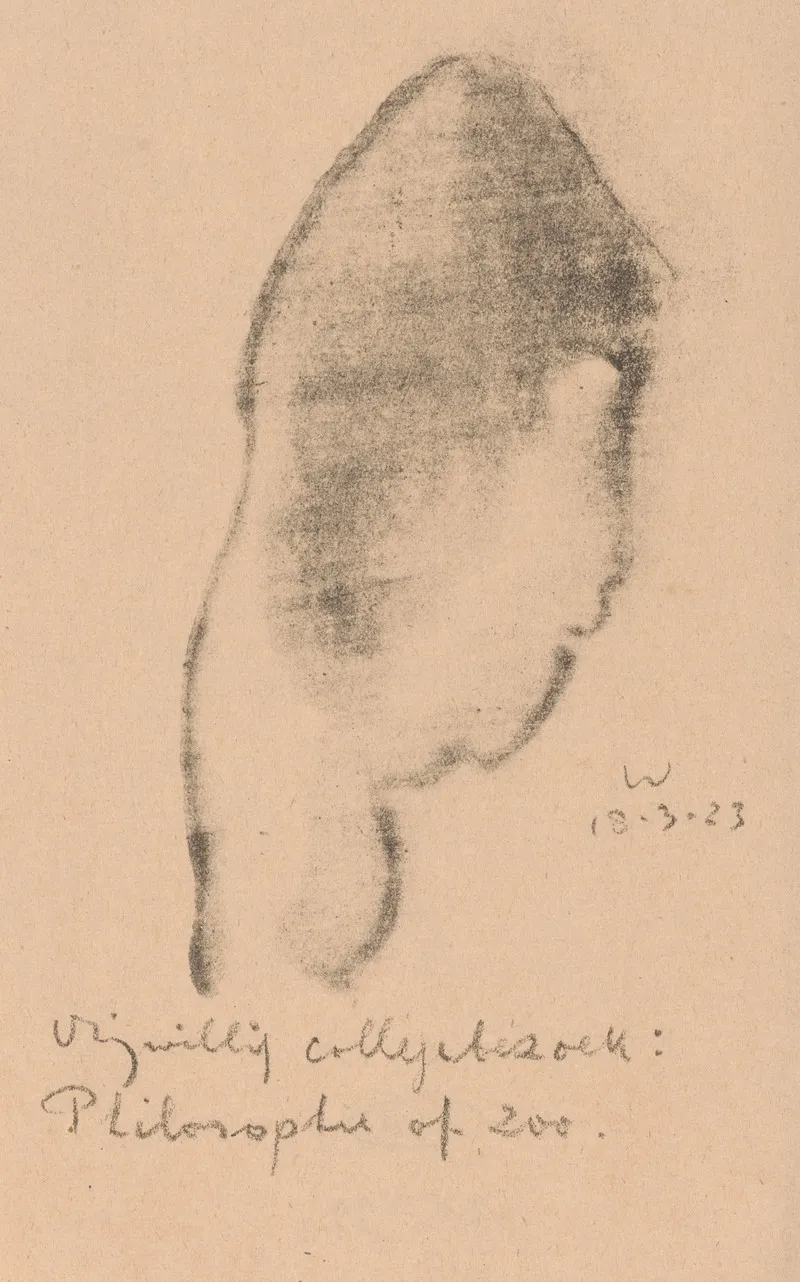 Geabstraheerd Hoofd by Erich Wichmann - Canvas Print