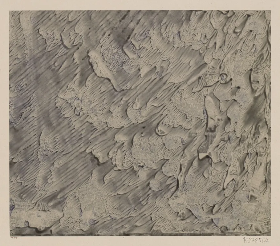 Geadertes Kleisterpapier by Anker Kyster - Canvas Print