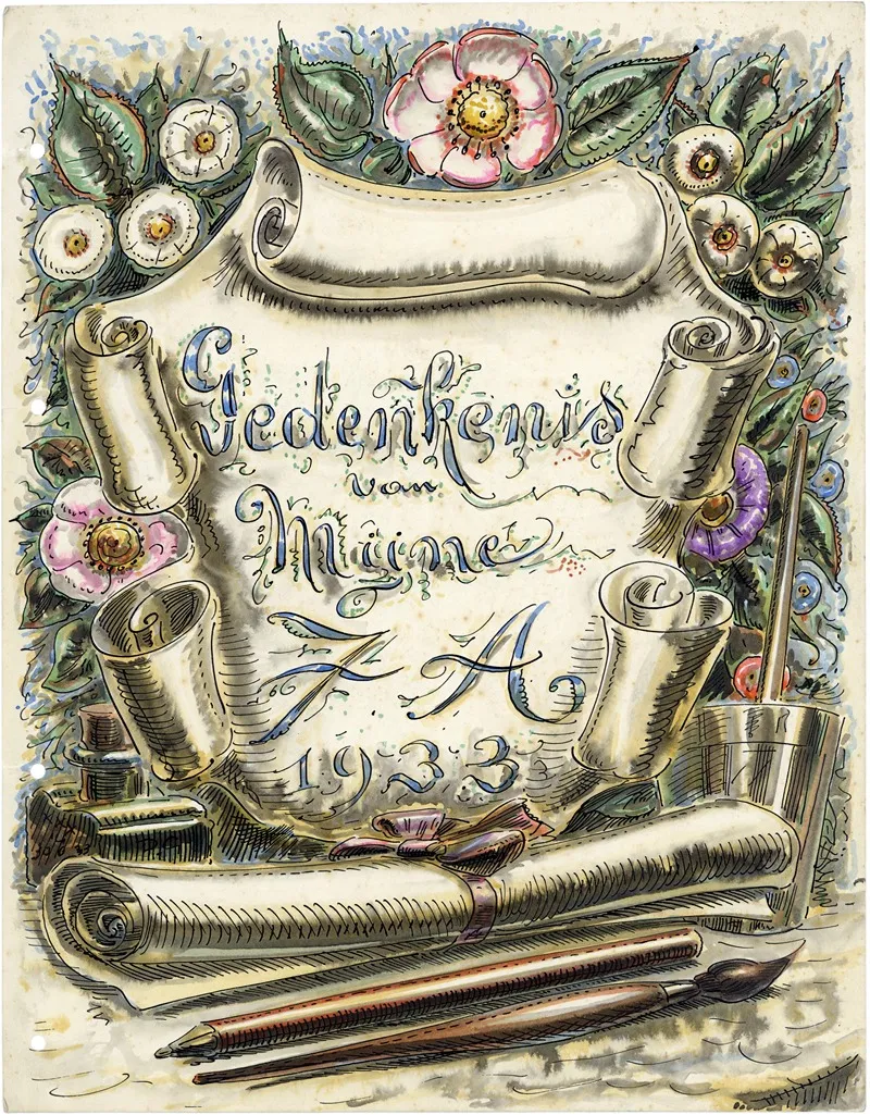 Gedenkenis Van Mijne 7a 1933