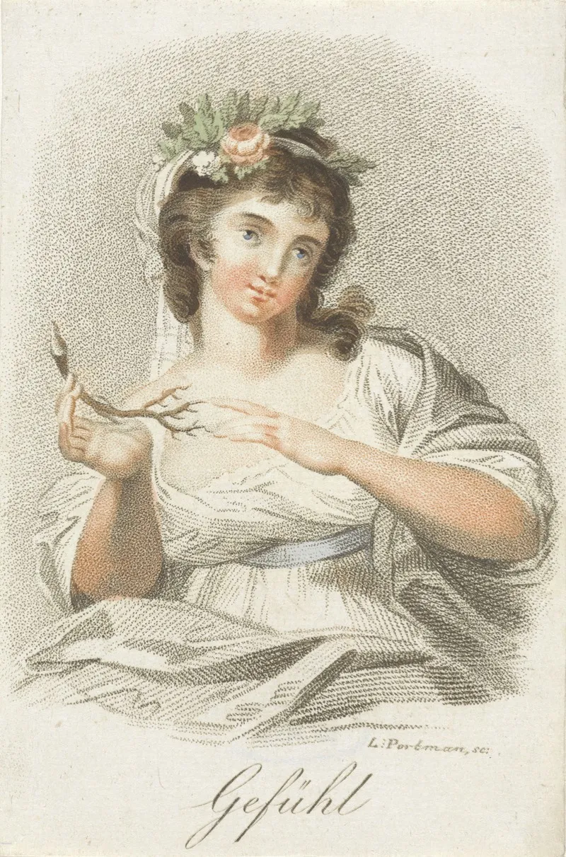 Gefuhl by Ludwig Gottlieb Portman - Canvas Print