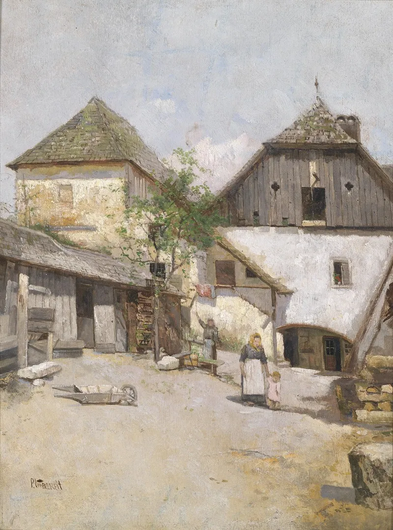 Gehoft In Spitz by Paul Unbereit - Canvas Print