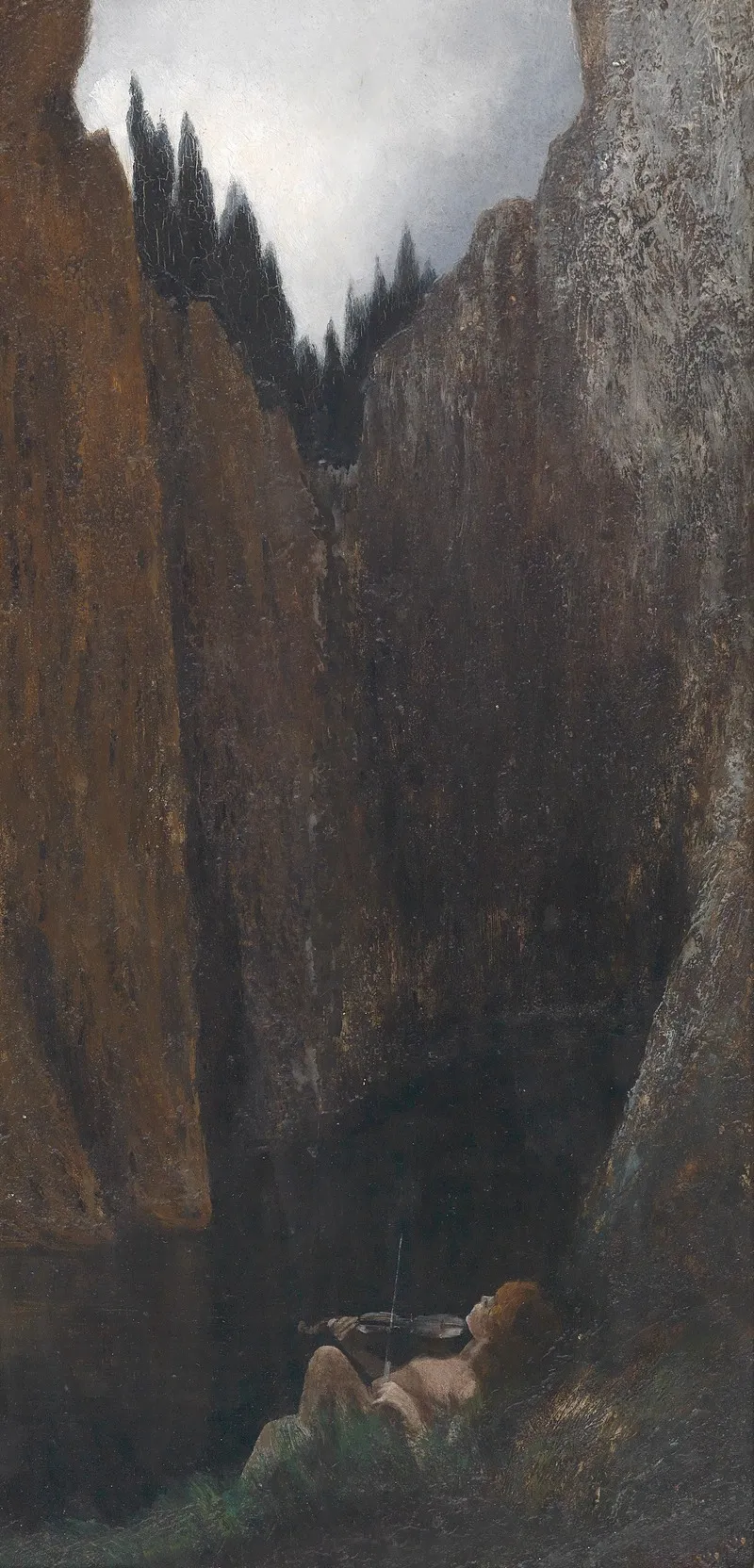 Geige Spielender Knabe