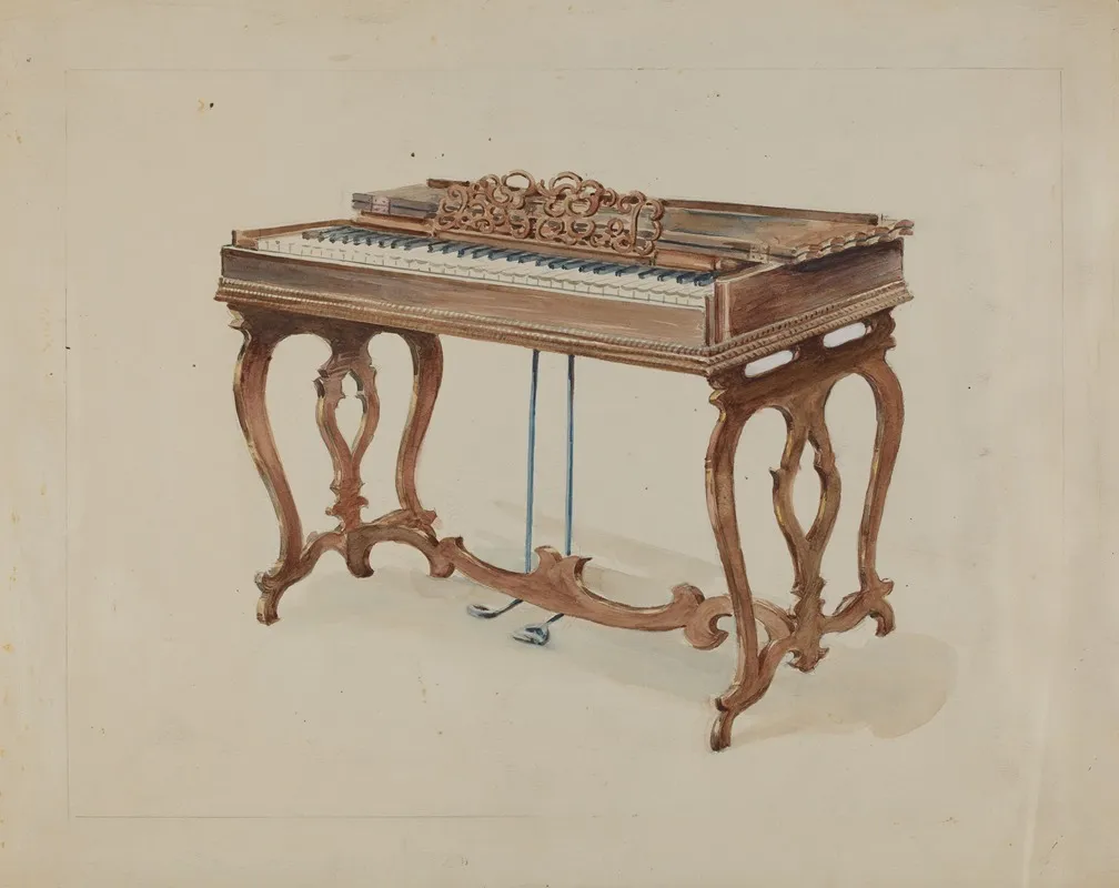 Gem Roller Organ by John Dieterich - Canvas Print