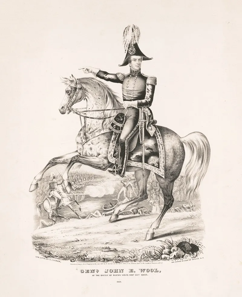 General John E Wool At The Battle Of Buena Vista Febr 23 1847