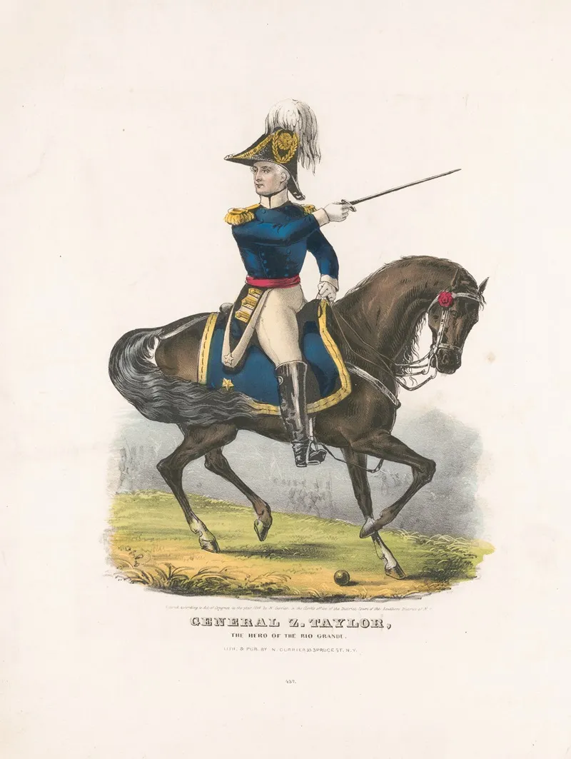 General Z Taylor The Hero Of The Rio Grande
