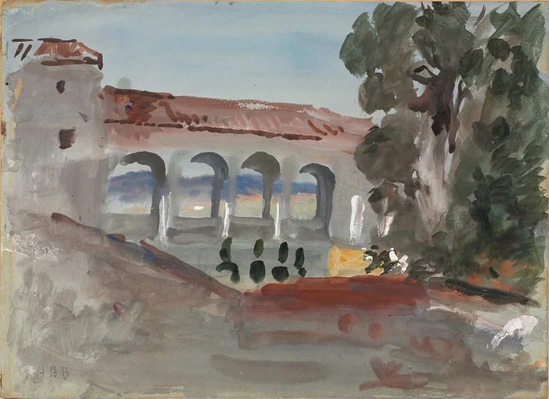 Generalife Granada by Hercules Brabazon Brabazon - Canvas Print