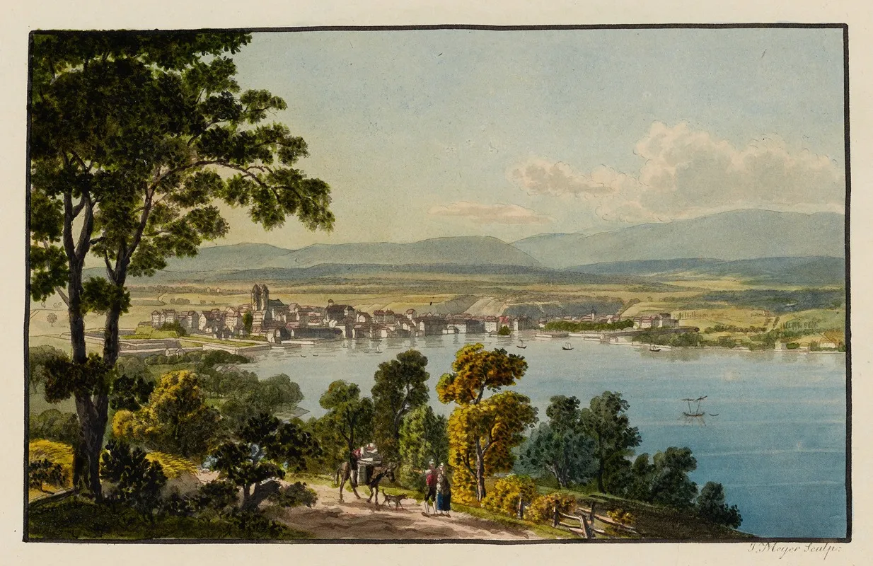 Geneve 2 by David Alois Schmid - Canvas Print