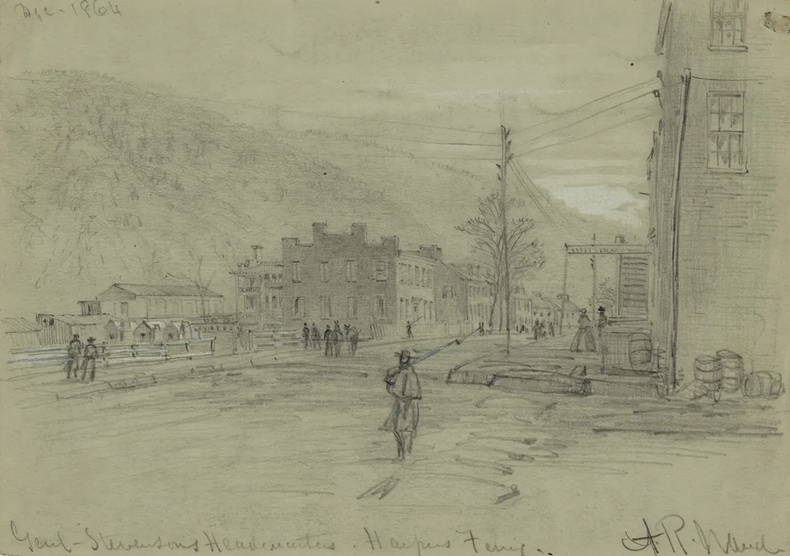 Genl Stevensons Headqurters Harpers Ferry