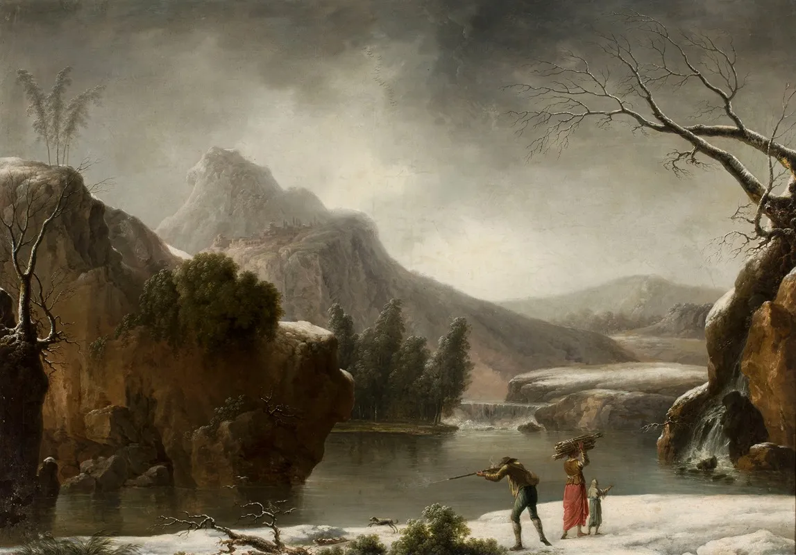 Genre Scene Mountain Landscape