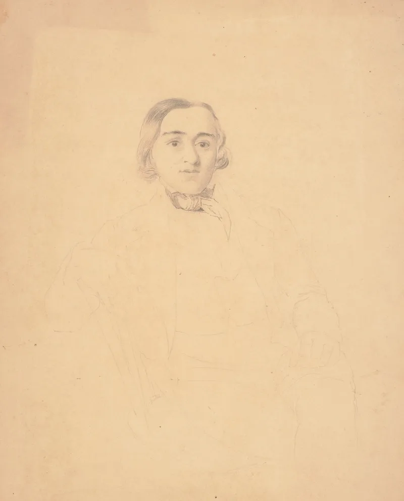 Gentleman Seated Head And Face Full