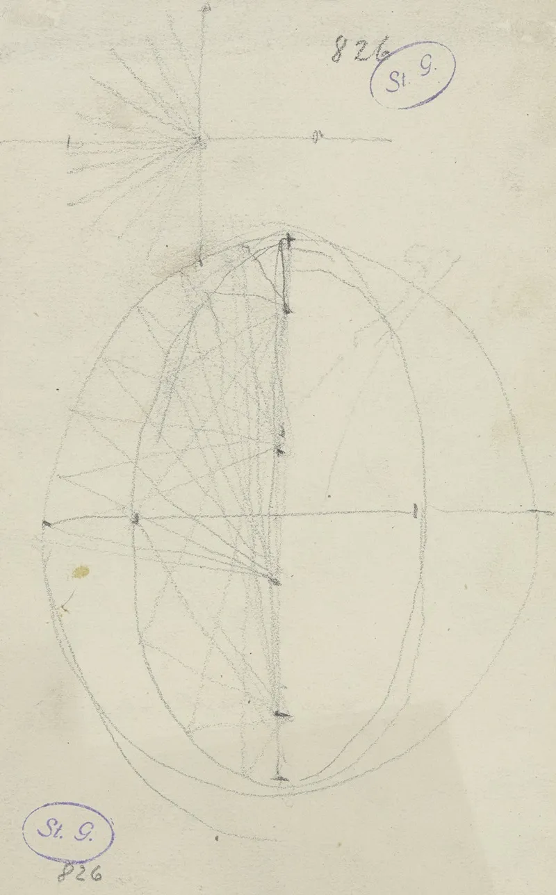 Geometrical Sketches by Johann Heinrich Hasselhorst - Canvas Print