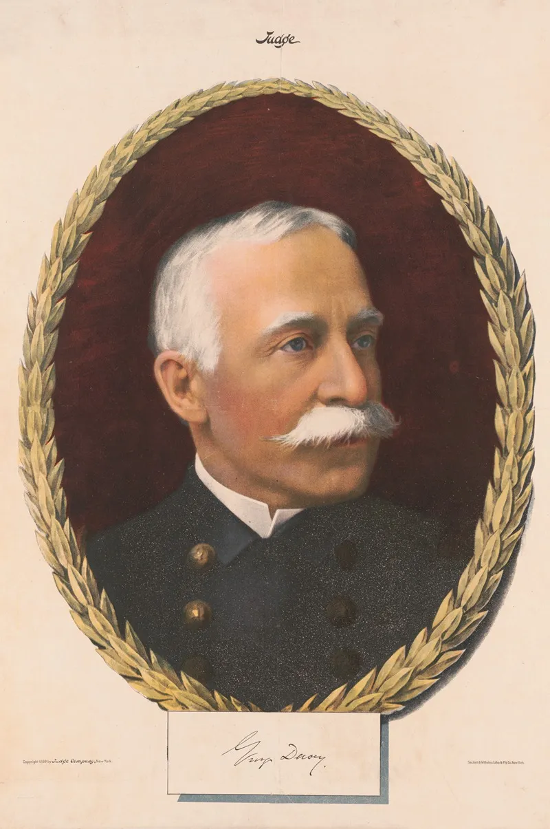 George Dewey by Sackett &amp; Wilhelms Litho. - Canvas Print
