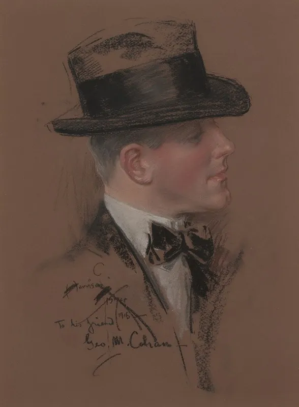 George Michael Cohan by Harrison Fisher - Canvas Print