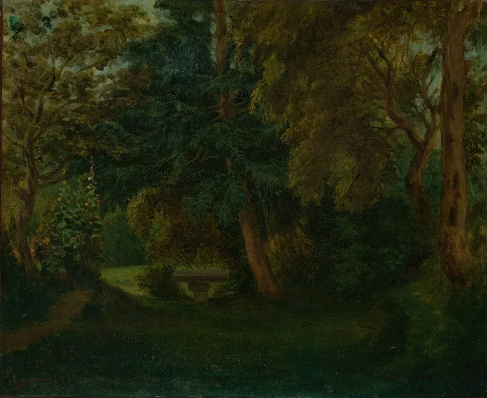 George Sands Garden At Nohant