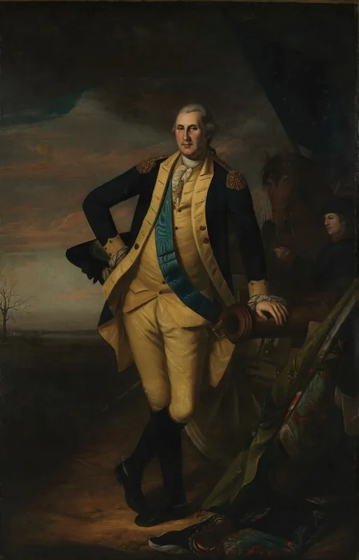 George Washington 10 by Charles Willson Peale - Canvas Print