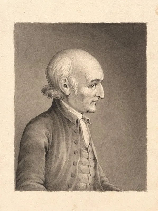 George Wythe by James Barton Longacre - Canvas Print