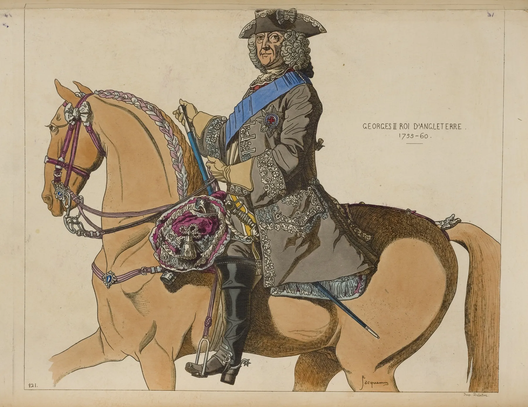 Georges Ii Roi Dangleterre 1755 60