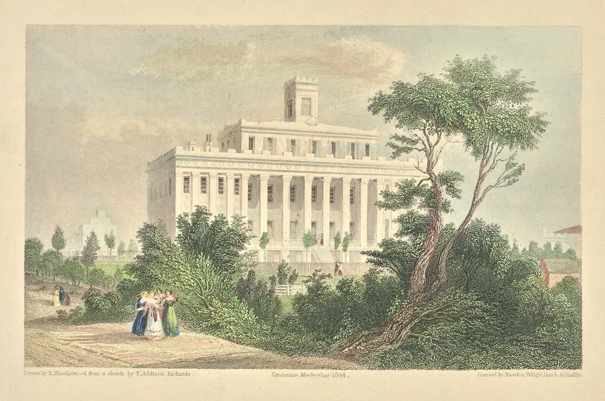 Georgia Female College by Robert Hinshelwood - Canvas Print