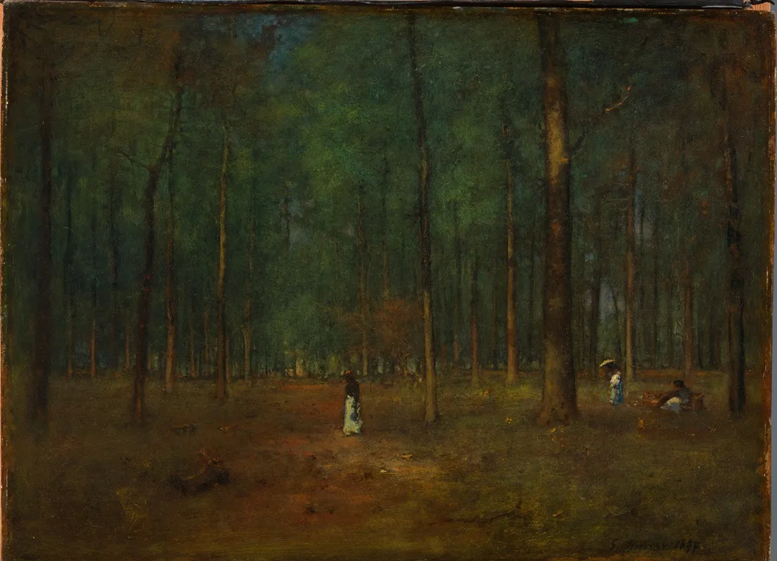 Georgia Pines by George Inness - Canvas Print