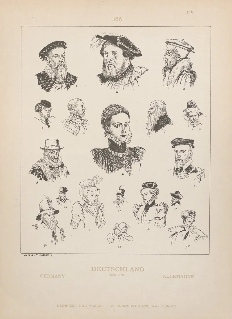 Germany 21 by Adolf Rosenberg - Canvas Print