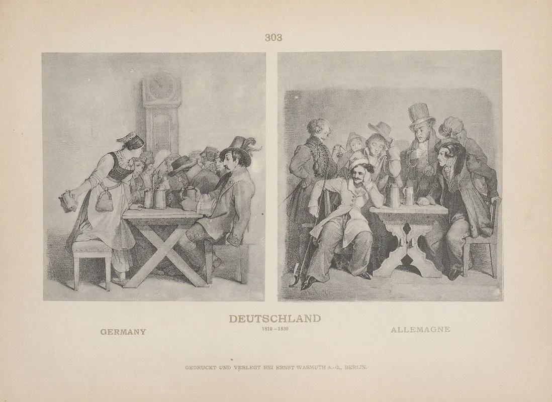 Germany 35 by Adolf Rosenberg - Canvas Print