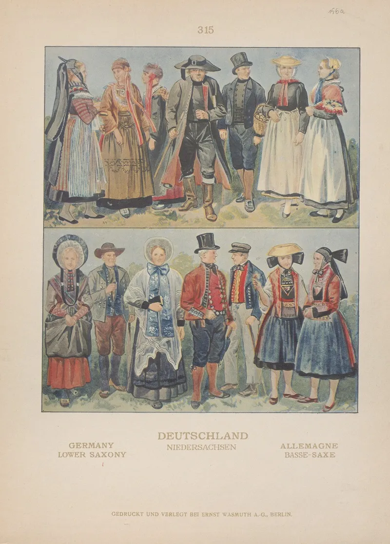 Germany Lower Saxony by Adolf Rosenberg - Canvas Print