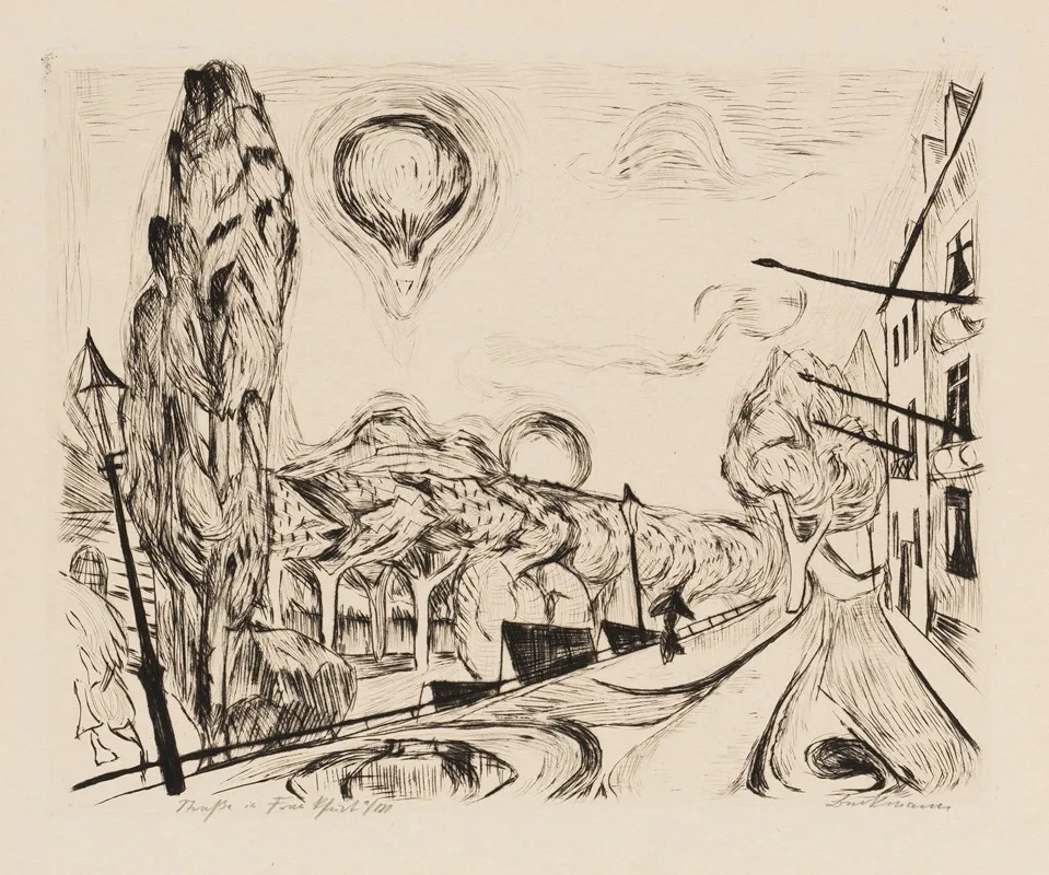 Gesichter Pl 18 by Max Beckmann - Canvas Print