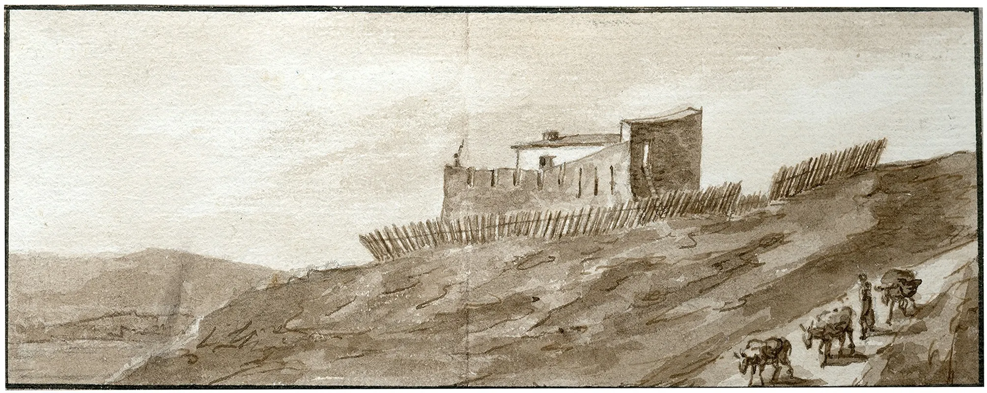 Gezicht In De Omgeving Van Gerona 5 by Otto Howen - Canvas Print