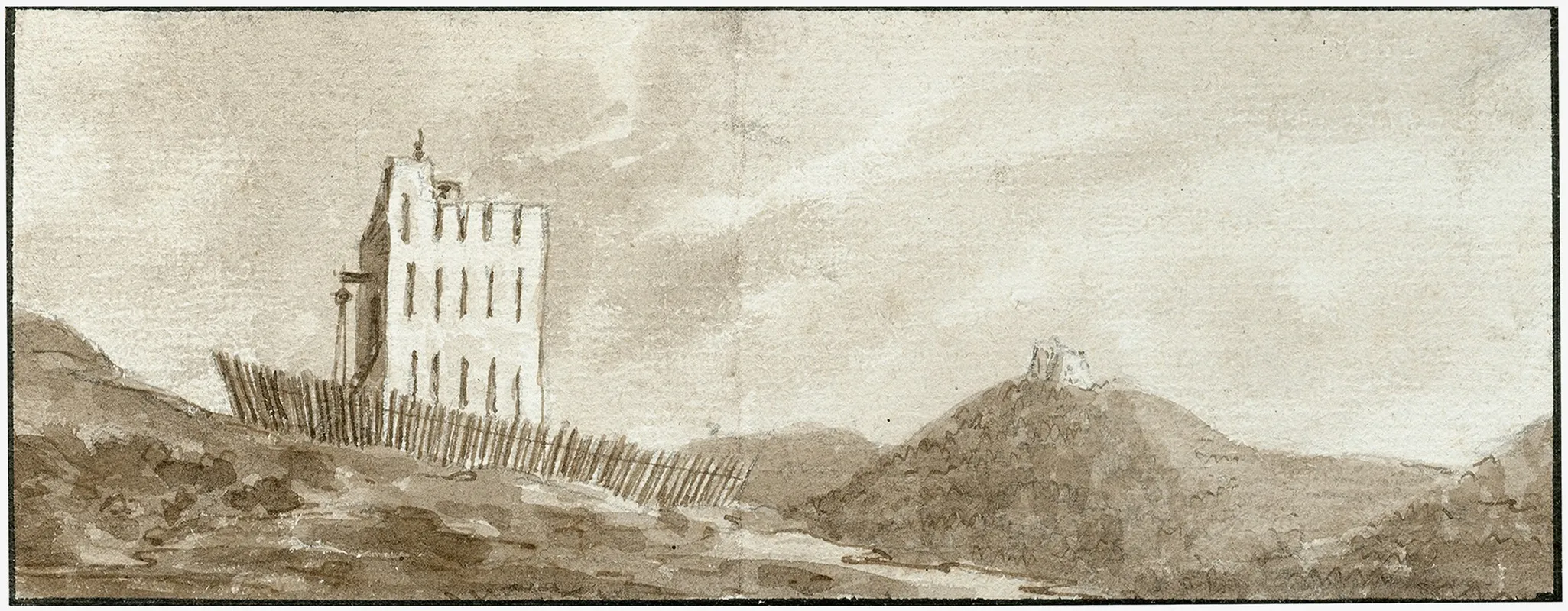 Gezicht In De Omgeving Van Gerona 8 by Otto Howen - Canvas Print