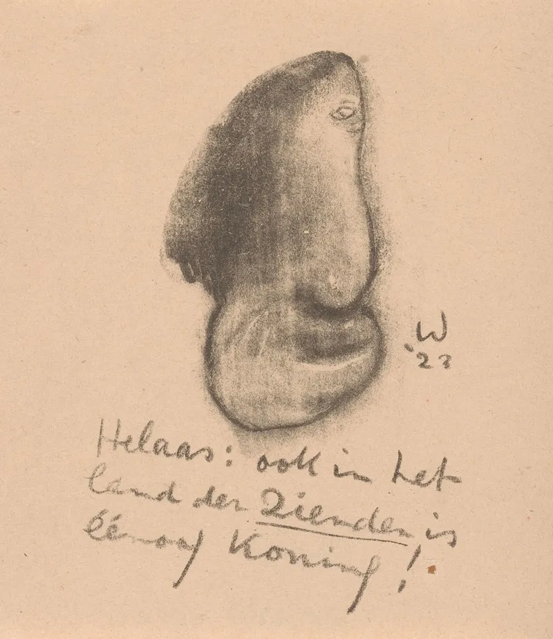 Gezicht Met Een Oog