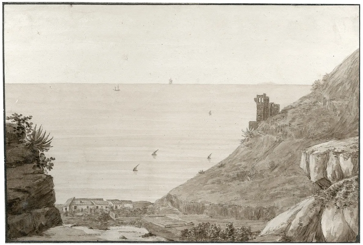 Gezicht Op Barcelona Vanuit De Bergen 2 by Otto Howen - Canvas Print