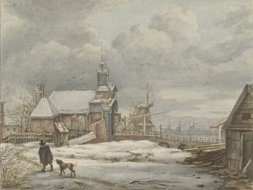 Gezicht Op De Haarlemmerpoort Te Amsterdam