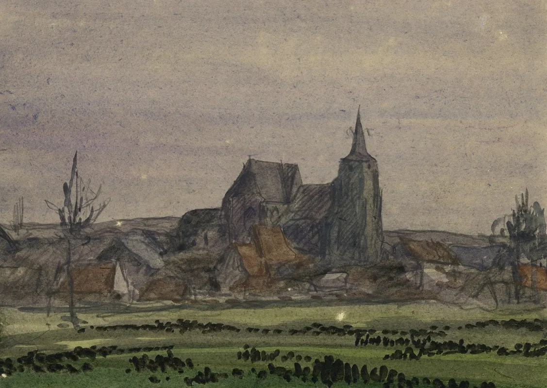 Gezicht Op Hakendover Met De Sint Salvatorkerk 2