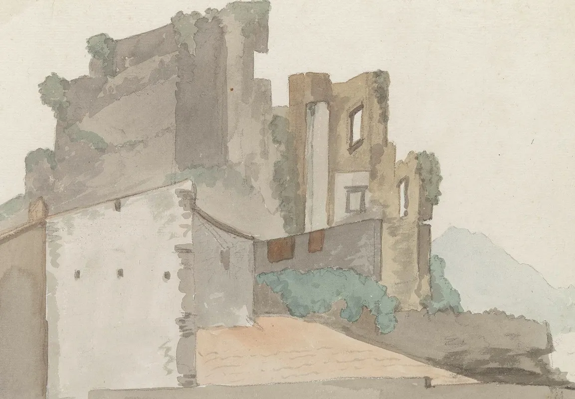 Gezicht Op Ruine Zogenaamde Castel Vecchio Te Avellino