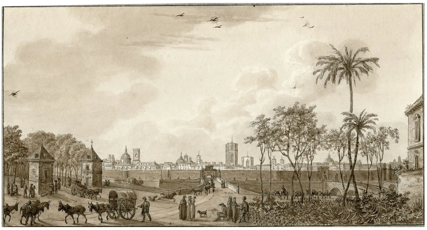 Gezicht Op Valencia 2 by Otto Howen - Canvas Print