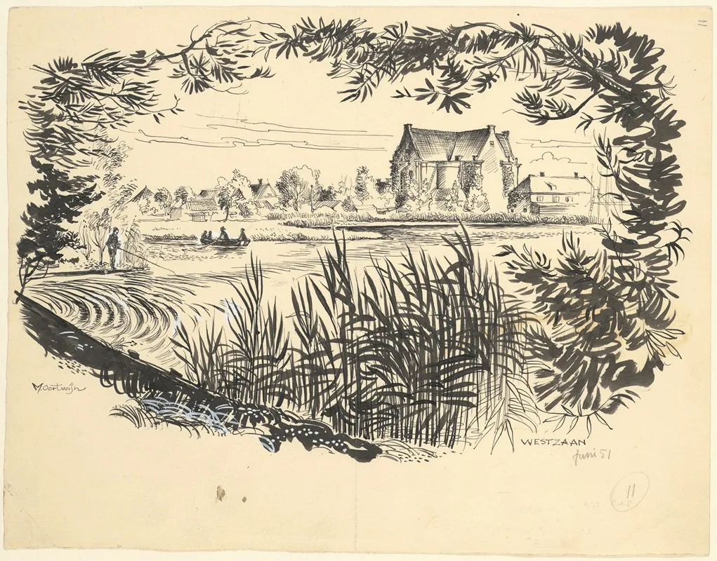 Gezicht Op Westzaan