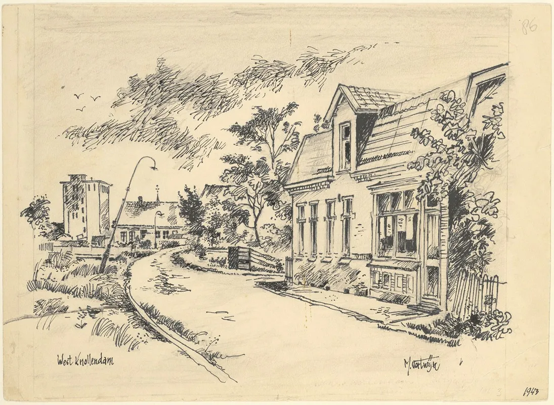 Gezicht Te West Knollendam