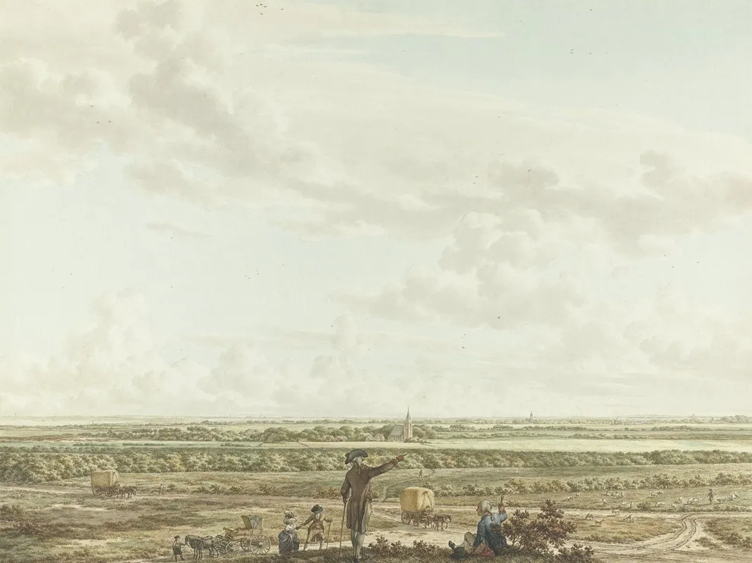 Gezicht Van De Tafelberg Met Op De Voorgrond Blaricum