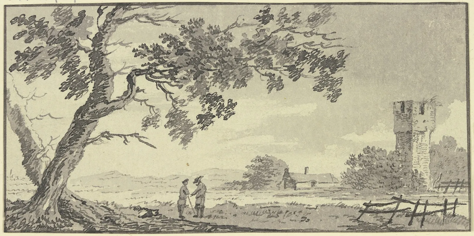 Gezigt By Cowerden In Drenthe