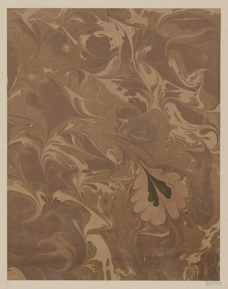 Gezogenes Marmorpapier 7