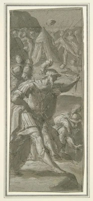 Gideon Choosing His Army by Giovanni Mauro della Rovere - Canvas Print