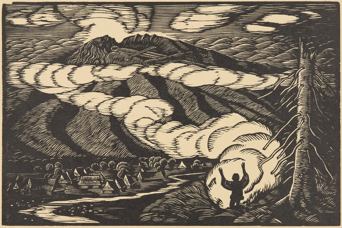 Giewont 3 by Władysław Skoczylas - Canvas Print