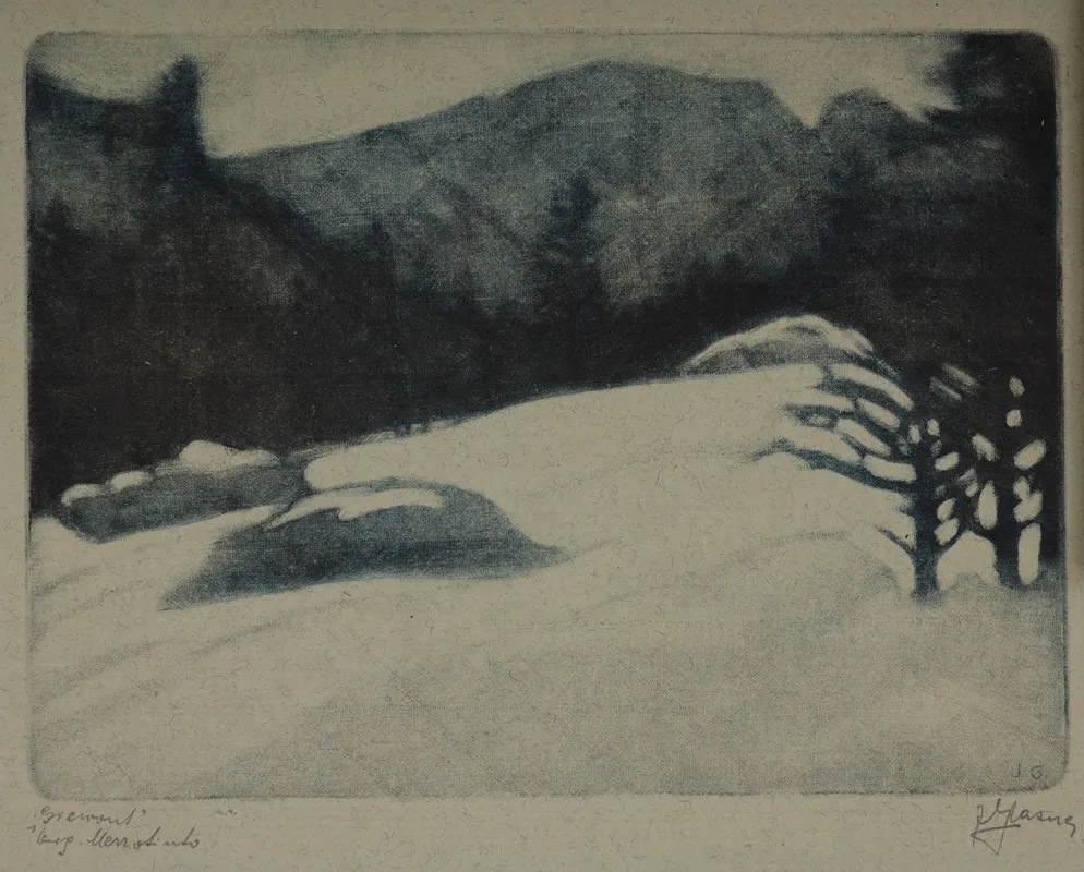 Giewont by Jakub Glasner - Canvas Print