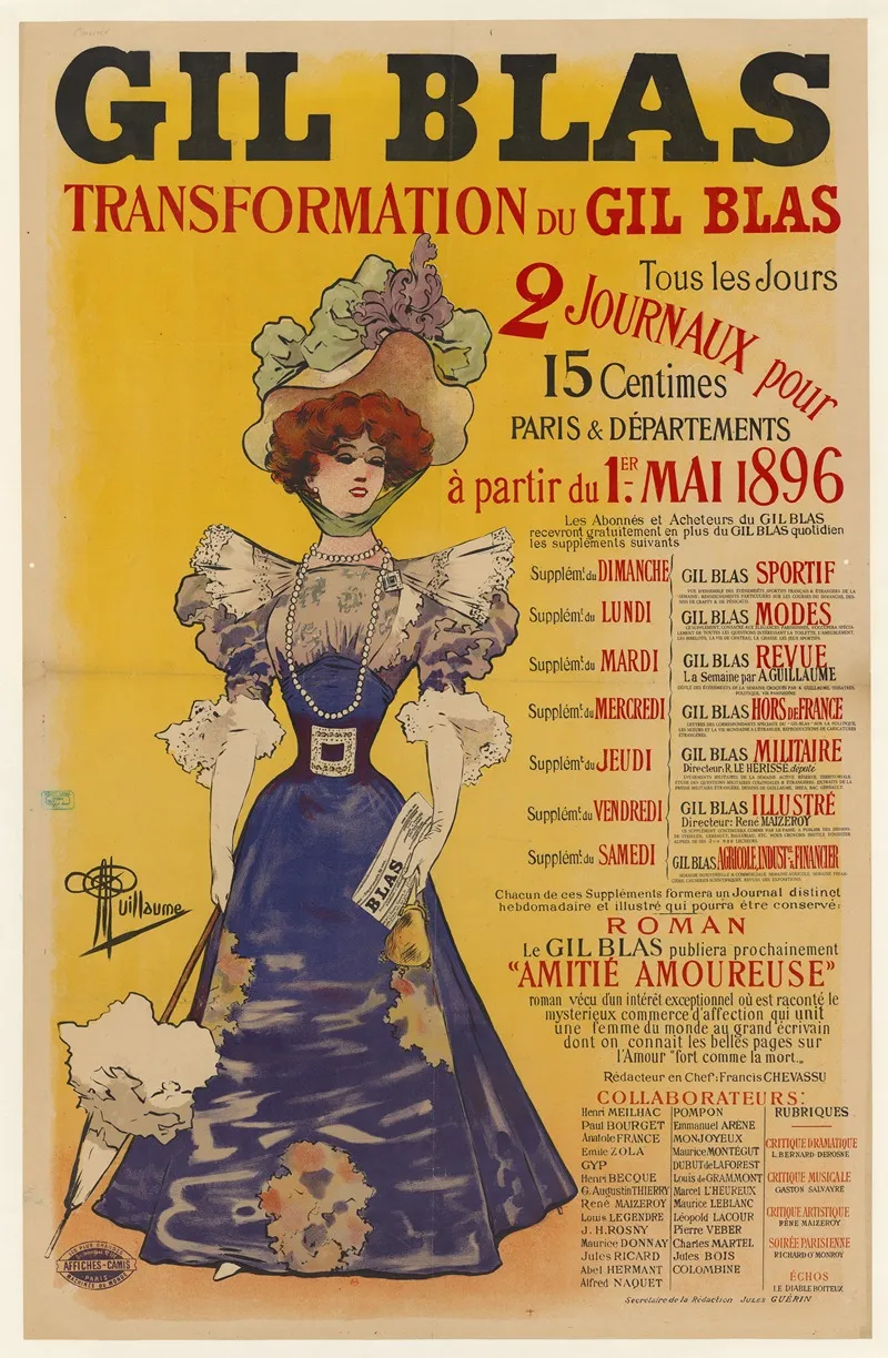 Gil Blas Transformation Du Gil Blas