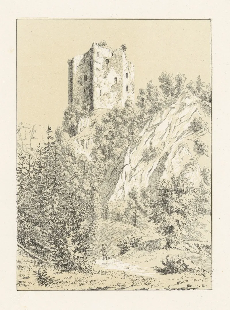 Gilgenberg by Johann Friedrich Wagner - Canvas Print