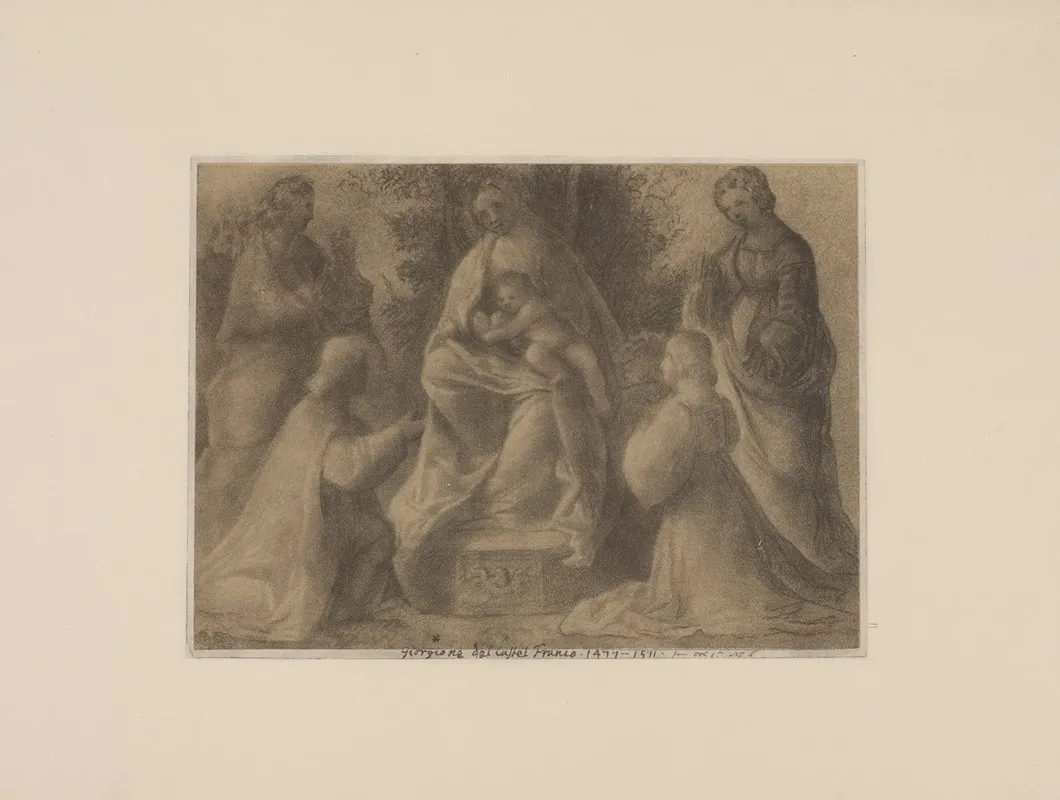 Giorgone Madonna And Child