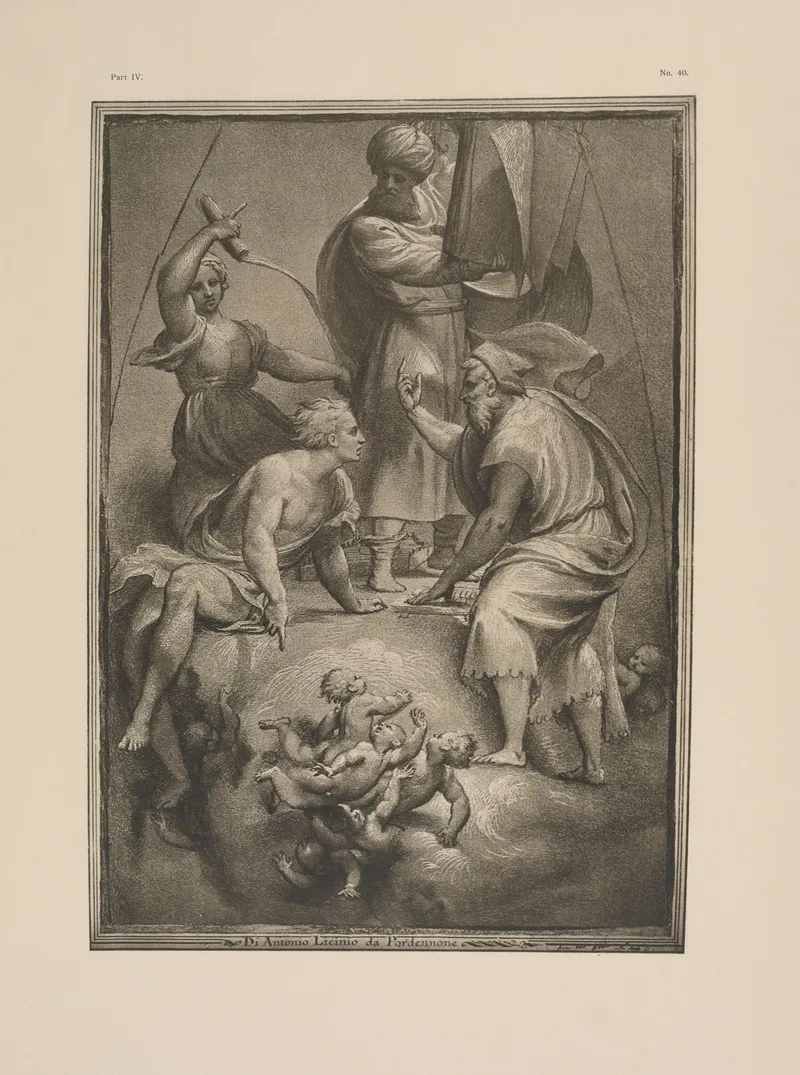 Giovanni Antonio Pordenone Prophets And Sibyls by P. &amp; D. Colnaghi - Canvas Print